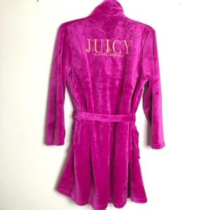 NWT Juicy Couture Velvet Plush Robe L/XL